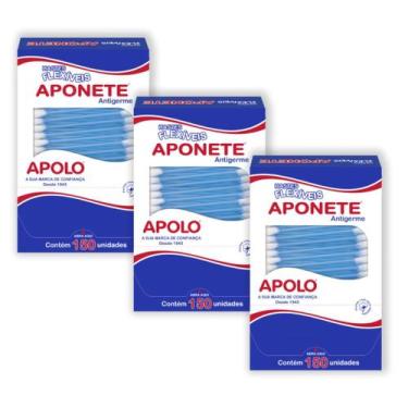 Imagem de Kit 3 Hastes Flexíveis Aponete 150 Unidades Cada