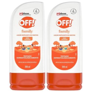 Imagem de Kit 2 Repelente de Insetos Off! Loção Family 200ml