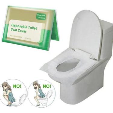 Imagem de Protetor de Assento Sanitário Descartável Biodegradável Higiene e Sust