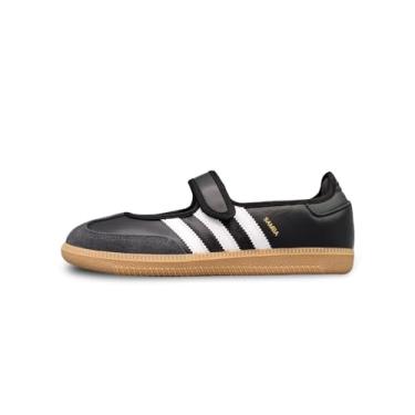 Imagem de adidas Tênis feminino Samba Jane, Preto/Branco/Goma, 37