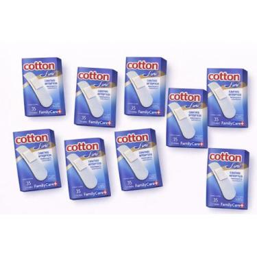 Imagem de Curativo Band-Aid Cotton Line Original Kit 9 Caixas, TRASPART 9 CAIXA 