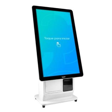 Imagem de Terminal de Atendimento Kiosk MK 21  Celeron J4125 Tela Touch 21,5 Lei