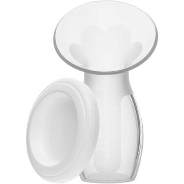Imagem de Coletor de leite materno em silicone com tampa 120ml buba