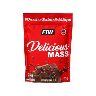 Imagem de Hipercalórico FTW Delicious Mass em Pó 3kg Chocolate, 3kg