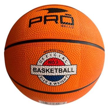 Imagem de Bola Basquete Pro Mini Infantil N03 Reforçada Qualidade Boa-Unissex
