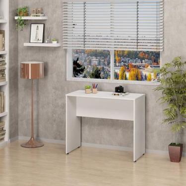 Imagem de Mesa Escrivaninha Estudo Notebook X Office 90cm Branco - Netmobil