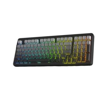 Imagem de Teclado Mecanico Gamer Wireless Tri Mode Sem Fio Bluetooth 2.4g Hot Sw