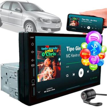 Imagem de Central Multimídia Usb Mp5 Player 7 Pol 1 Din Fiat Siena - First Optio