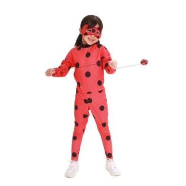Imagem de Fantasia Infantil Premium Ladybug Roupa com Máscara Original - - Rosit