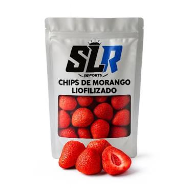 Imagem de Chips de Morango Liofilizados Premium Desidratado - SLR Imports, 300 u