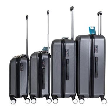 Imagem de Kit De Malas De Viagem 4 Peças Completo Em ABS Com Rodas 360 E Segredo