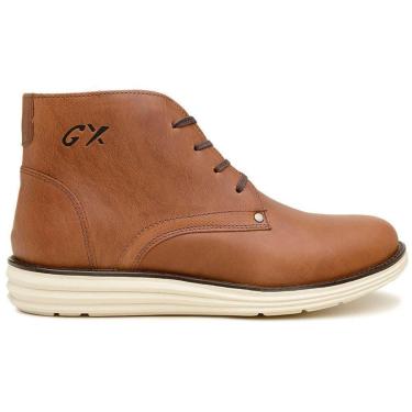 Imagem de Bota Masculina Em Couro Legitimo Gx Canela Caramelo-Masculino