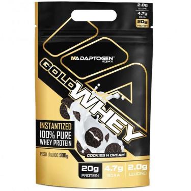 Imagem de Whey 100% Pure Whey Protein Gold Whey 900g Adaptogen Cookies-Unissex