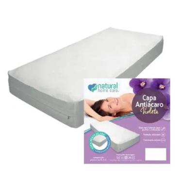 Imagem de Capa Protetora para Colchao Natural Home Care Anti Acaro Violeta Solte
