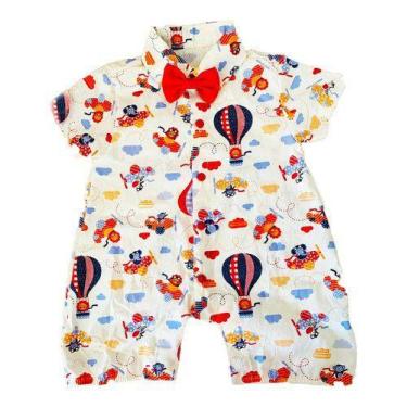 Imagem de Macacão Infantil Menino Marinheiro Bebe Fantasia Safari Carr - anjo da