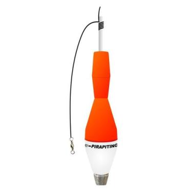 Imagem de Bóia Torpedo Pino Pirapitinga 40g - Jr Pesca, Laranja