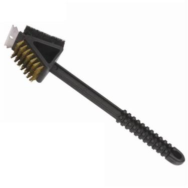Imagem de Escova de Aço BBQ para Limpar Grelha de Churrasco 2 Lados - HM9003 - d