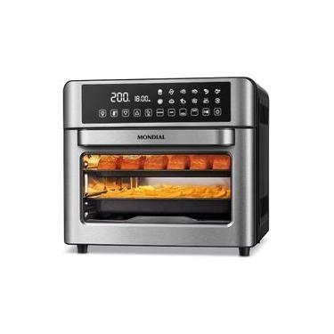 Imagem de Fritadeira Air Fryer Forno Oven Digital 25L Mondial Preto Inox 2000W - AFO-25L-BI 127V 60Hz