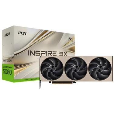 Imagem de Placa de Vídeo MSI Inspire 3X OC 16GB Geforce RTX5080 GDDR7 - 912-V531