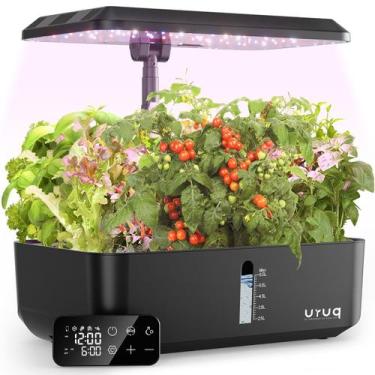 Imagem de Jardim hidropônico URUQ com 12 pods e luz de cultivo ajustável