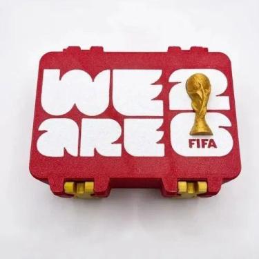 Imagem de Caixa Porta Figurinhas We Are 26 Copa Do Mundo Fifa Copa Do Mundo Verm