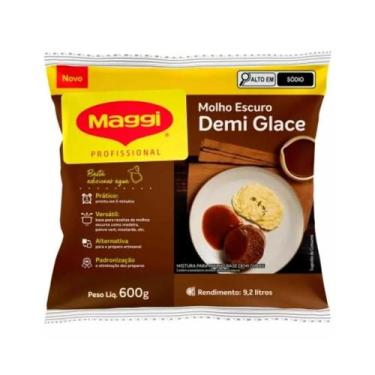 Imagem de Molho Demi Glacê Escuro 600g Maggi Nestle Profissional - Nestlê