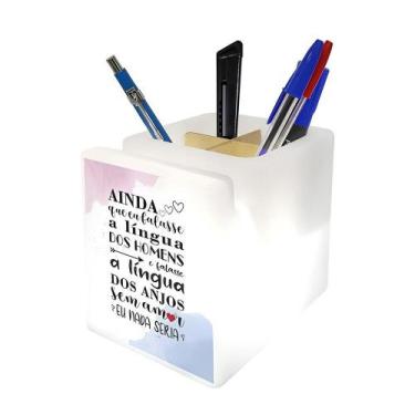 Imagem de Organizador de Mesa Iluminado A Língua dos Anjos - DECORFUN
