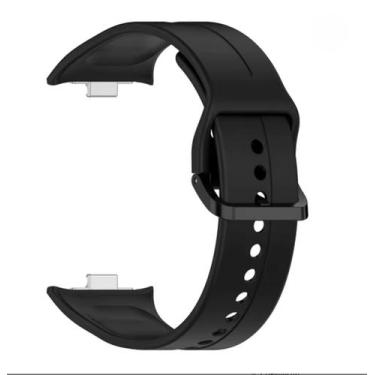 Imagem de Pulseira de Silicone compatível Redmi Watch 5 tamanho cor preto - Geré