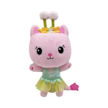 Imagem de Brinquedo De Pelúcia Gato Sorridente Para Crianças, Boneca Gabby Dollh