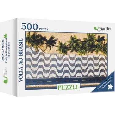 Imagem de Quebra Cabeça Puzzle - Uriarte - Praia de Copacabana Rio de Janeiro -5