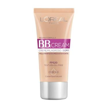 Imagem de L'Oréal Paris Dermo Expertise BB Cream, Creme Milagroso 5 em 1 Cor Morena, Cobertura Natural, Hidrata e Uniformiza a Pele, Oil Free, FPS 20 e Acabamento Matte, 30ml