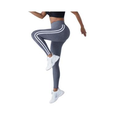 Imagem de Leggings De Yoga E Corrida Para Mulheres Com Cintura Alta, Stretch Em 