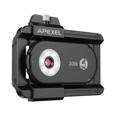 Imagem de Kit De Lentes De Microscópio APEXEL Com 300X De Ampliação Para Smartph