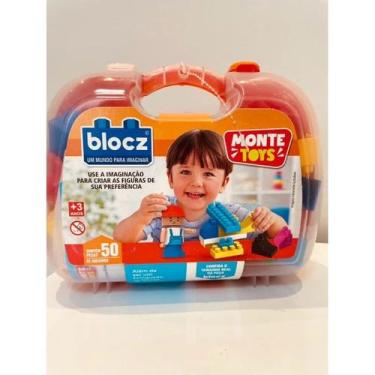 Imagem de Blocos de montar com maleta 50 peças Blocz