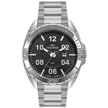 Imagem de Relógio Masculino Technos Racer 2117LBM/1P 47mm Aço Prata