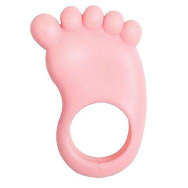 Imagem de Pais & Filhos - Mordedor Pezinho Rosa Bebê - For Baby