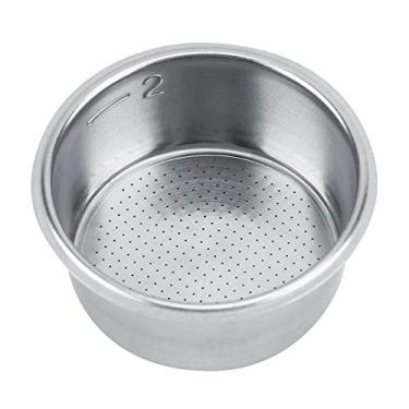 Imagem de Filtro de café de aço inoxidável, não pressurizado, filtro de cesta, máquina de café, acessórios, filtros de café para