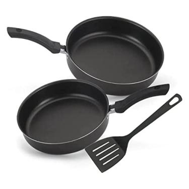 Imagem de Conjunto 2 Frigideiras Alta 18 E 20 Antiaderente C/Espátula