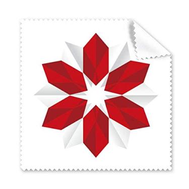 Imagem de Pano de limpeza abstrato com estampa de origami e flores de Natal, 5 peças