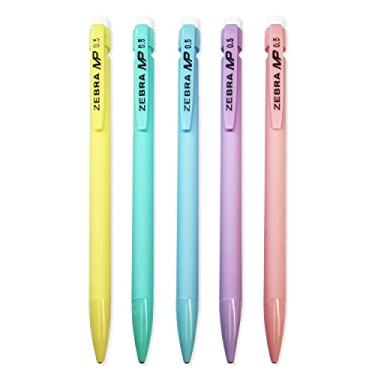 Imagem de Zebra Lapiseira MP – Ponta fina de 0,5 mm – Grafite – Conjunto de 5