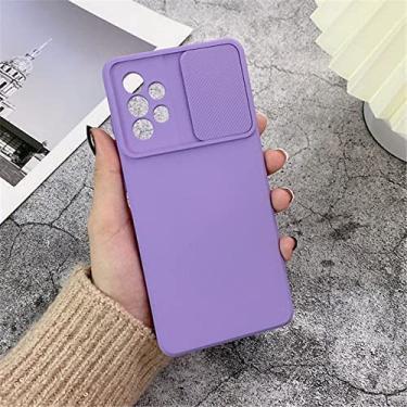 Imagem de Capa de telefone de proteção de câmera Candy Color para Samsung A72 A52 A32 A42 A12 A51 A21 A31 A71 S21 Ultra Plus Soft Silicone Capa Traseira, T4, Para Samsung A10S