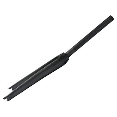 Imagem de HIOD Garfos de bicicleta de fibra de carbono garfo rígido de carbono total, preto, 3K