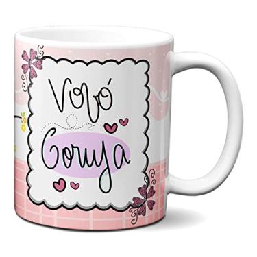 Imagem de Caneca Feliz Dia Dos Avós Corujas Fofas Vovó Coruja (Branca)