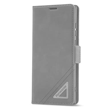 Imagem de Capa compatível com Samsung Note 20 Ultra, capa carteira de couro de luxo com slot para cartão capa magnética, capa de silicone macio proteção total anti-queda para homem - preto