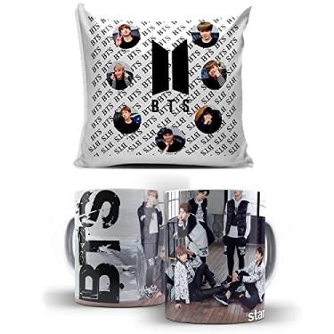 Imagem de KIT Almofada 40X40 + Caneca BTS Mosaico