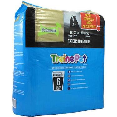 Imagem de Tapete Higiênico Treinepet 60X55Cm 50 Unidades Petmais
