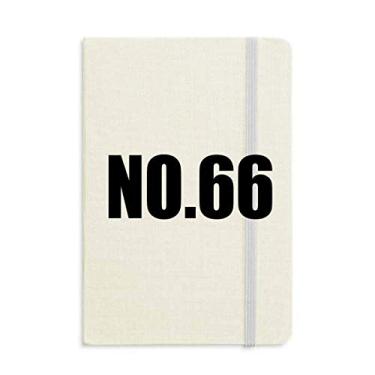 Imagem de Lucky No.66 Número Nome Notebook Capa Rígida Diário Clássico A5 Presente
