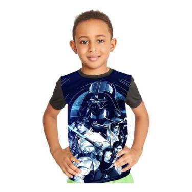 Imagem de Camiseta Infantil Guerra Nas Estrelas Star Wars Ref:945 - Smoke