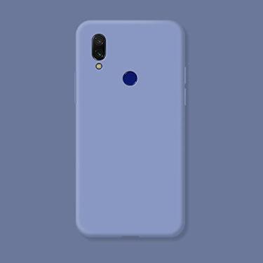 Imagem de Estojo macio de silicone doce para Xiaomi Redmi Note 5 6 7 8 8T Pro 5A 6A 7A 8A S2 GO K20 fosco caixa colorido sólido, roxo, para Redmi Note 8