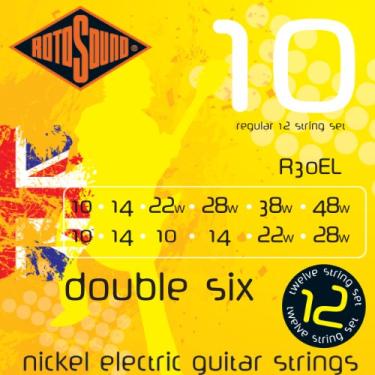 Imagem de Encordoamento Guitarra 12 cordas Rotosound - Double Six - R30EL - .010/.048